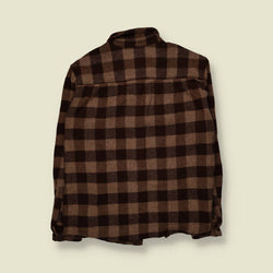 1990s | Woolrich | Wool Shirt | Brown - 4XL
