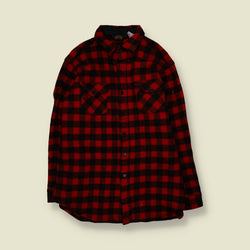 1990s | Woolrich | Wool Shirt | Red - XXL