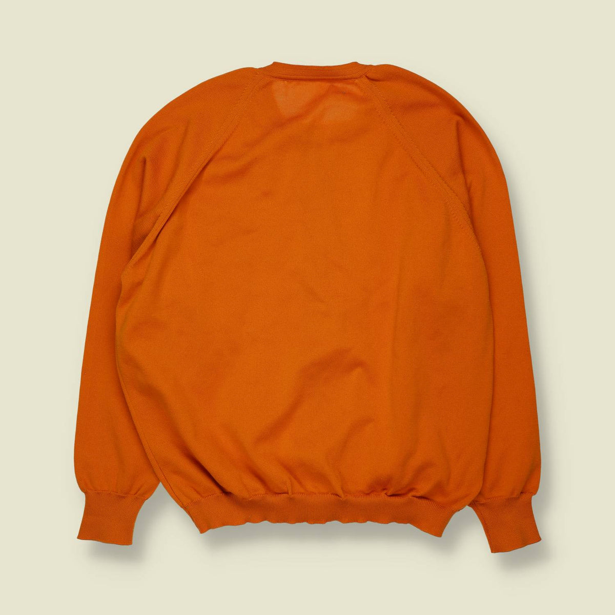 1970s | Pointelle Knit Cardigan | Orange - 12