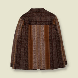 1980s | Moo’s Modes | Quilted Paisley Jacket | Brown & Cream - 18