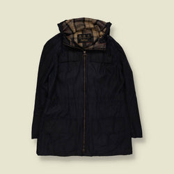 2000s | Barbour | Hooded Rain Jacket | Black - 12