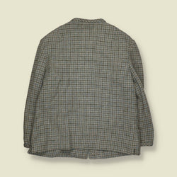 1970s | Evan-Picone | Plaid 2-Piece Skirt Suit | Grey & Blue - 12