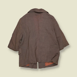 1960s | Joan Frederics | Linen Blazer | Taupe - 10