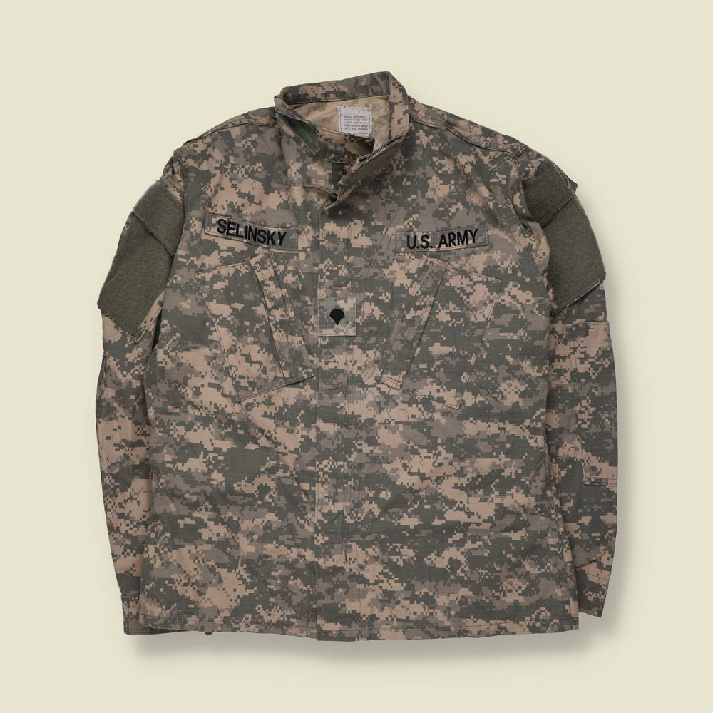 2000s | U.S. Army | ACU Digital Camouflage Jacket | Grey Multi - M