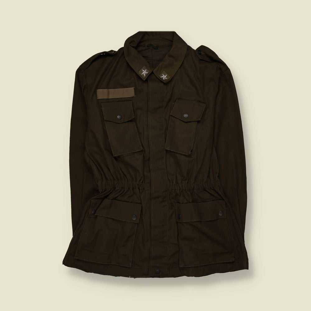 1980s | Italian Army | Field Jacket | Olive Green - XS