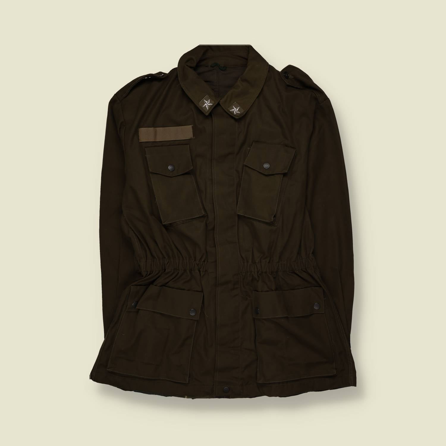 1980s | Italian Army | Field Jacket | Olive Green - XS