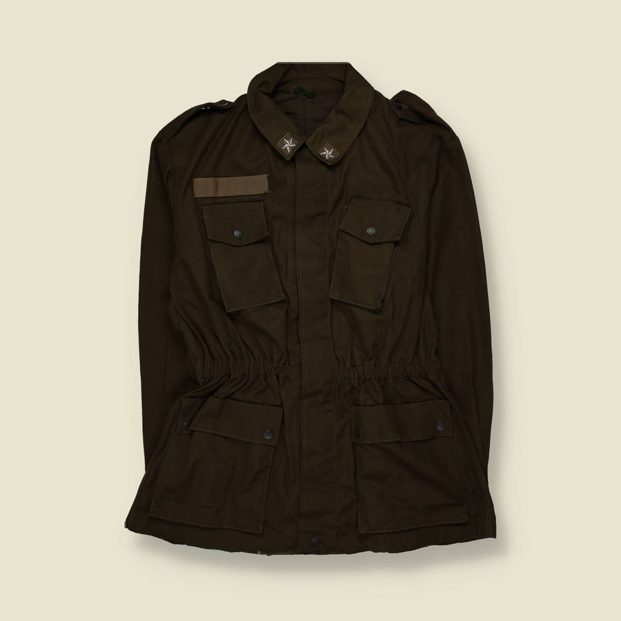 1980s | Italian Army | Field Jacket | Olive Green - XS