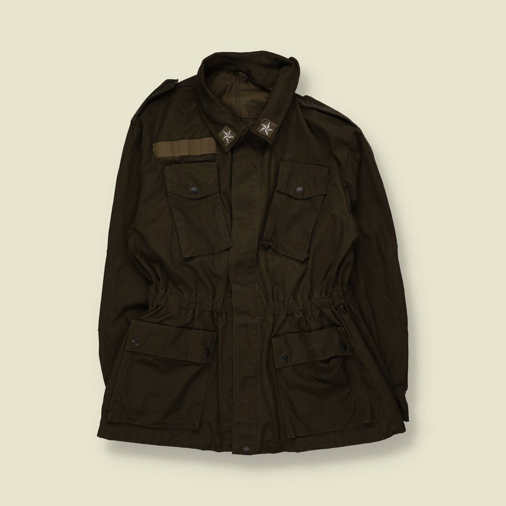 1980s | Italian Army | Field Jacket | Olive Green - XXS