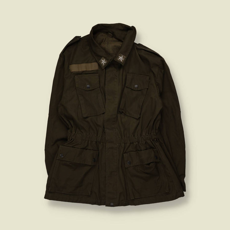 1980s | Italian Army | Field Jacket | Olive Green - XXS