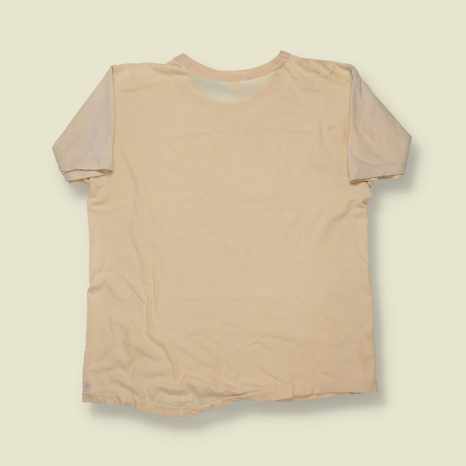 1970s Distressed and Marked OX Roast Tee - XS