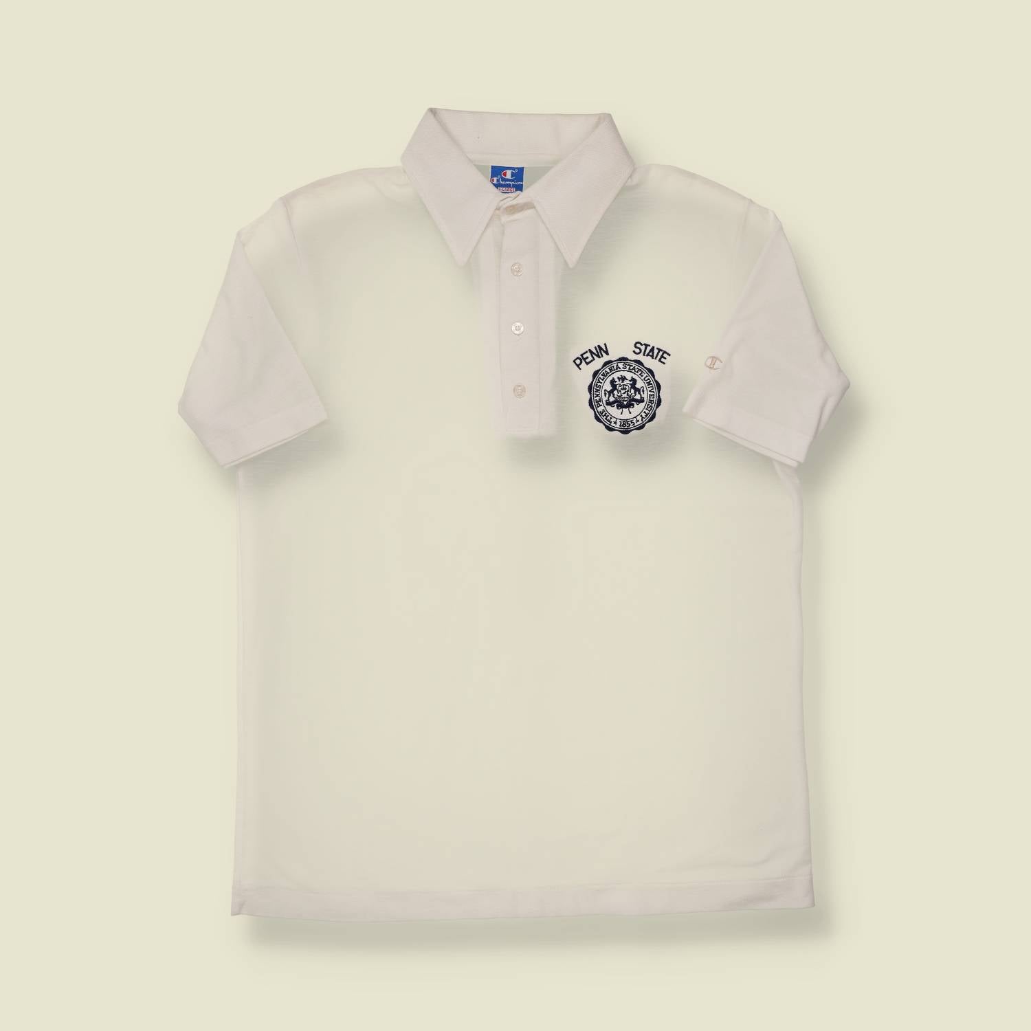 1990s Champion Penn State Polo Shirt - L