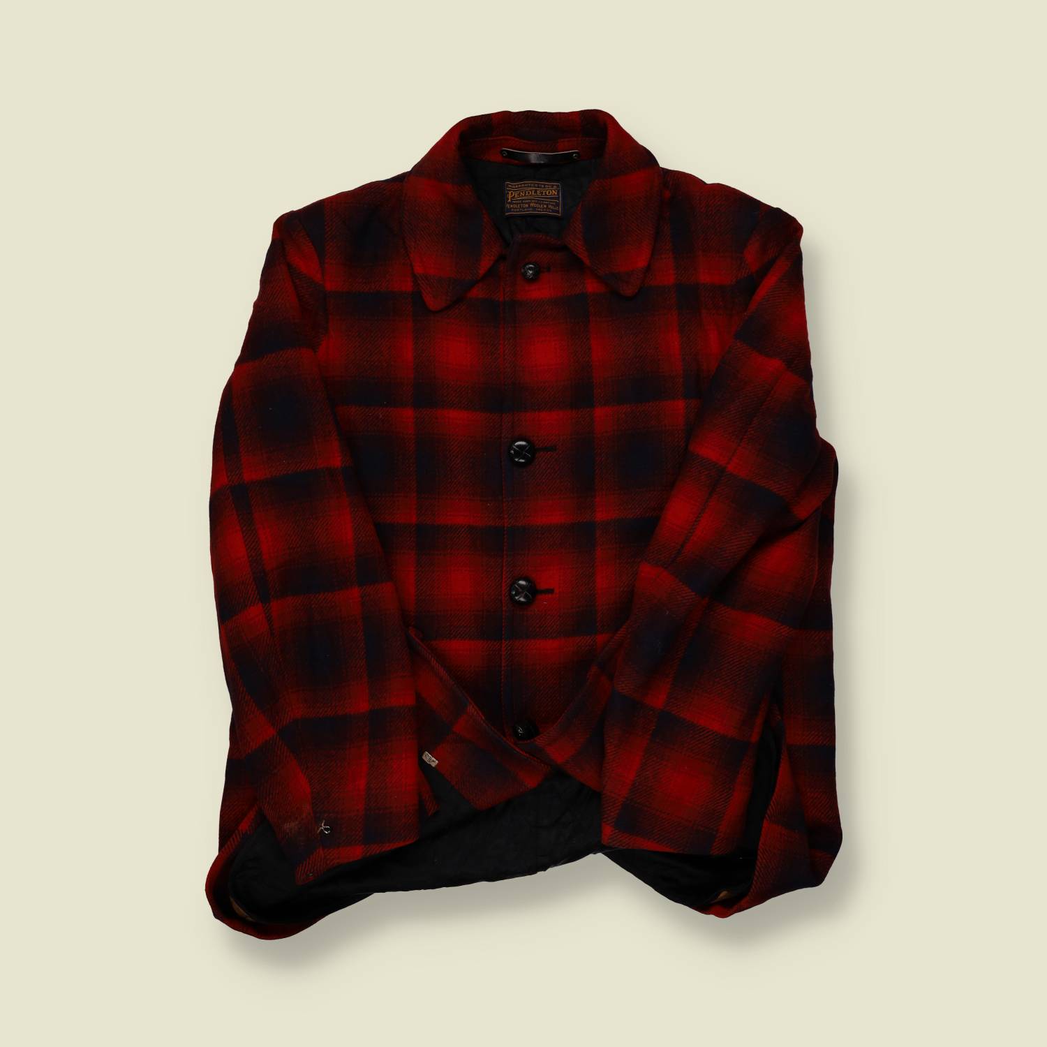 1950s/60s Pendleton Plaid Coat - M/L