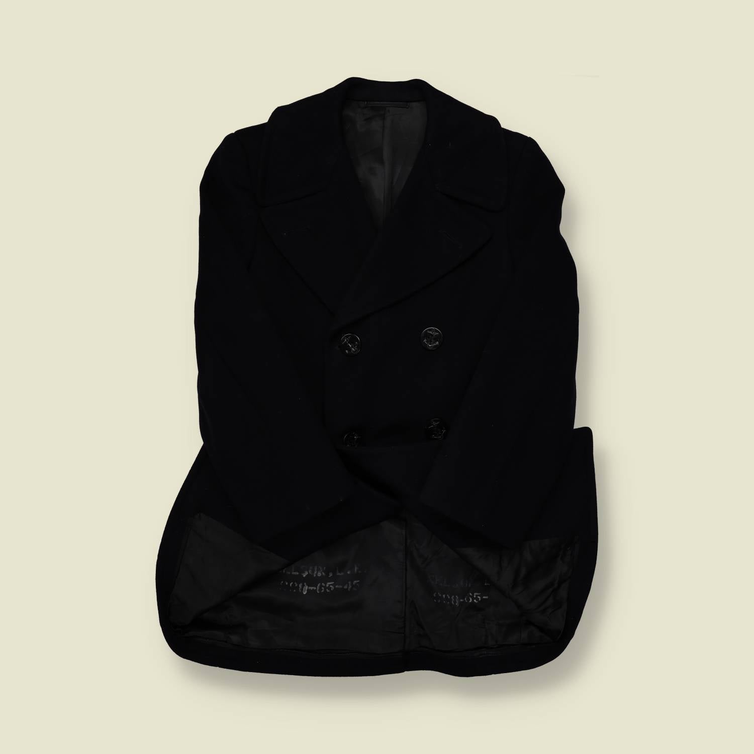 1982 Military Pea Coat - XS/S