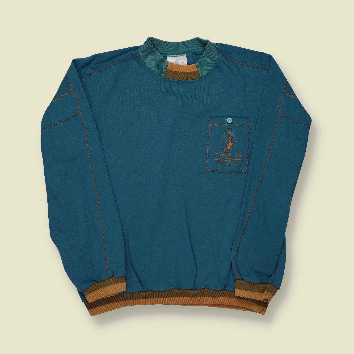 Y2k 80s Revival Adidas Concept Sweater - L/XL