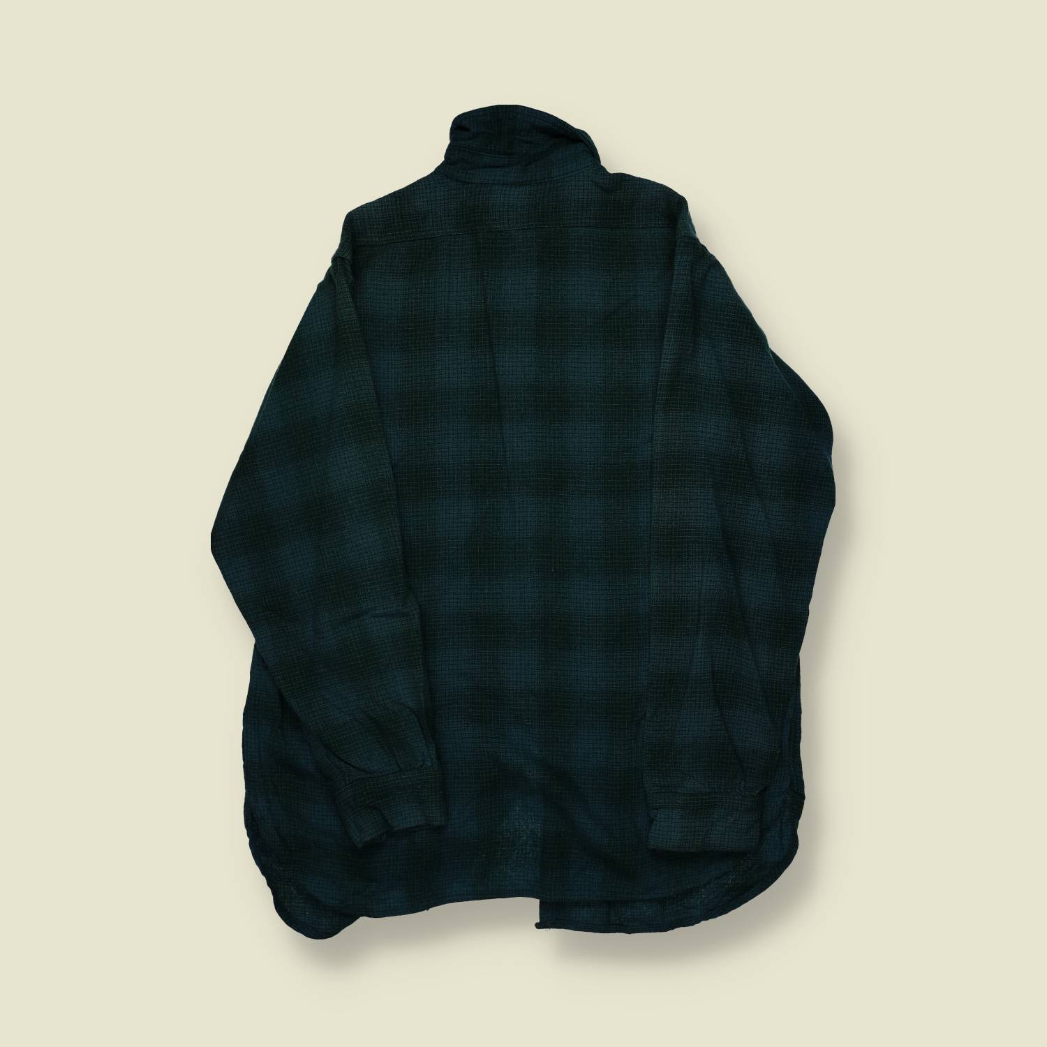 1960s | Frost Proof | Wool Shirt – Green/Black - S