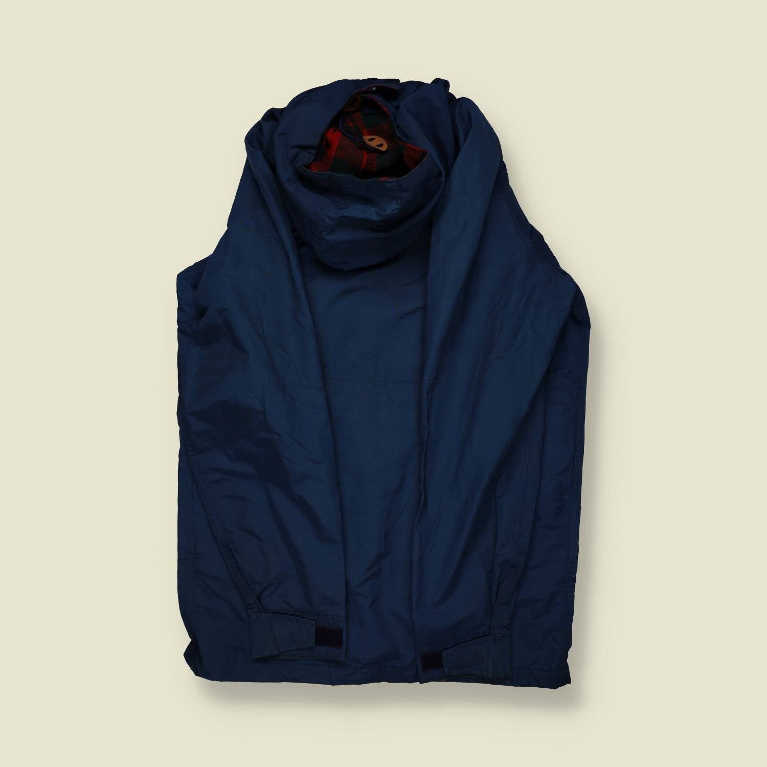 1990s | Woolrich | Hooded Mountain Parka – Navy - M