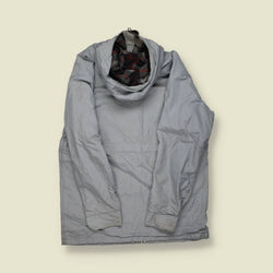 1990s | Woolrich | Hooded Mountain Parka – Light Grey - S