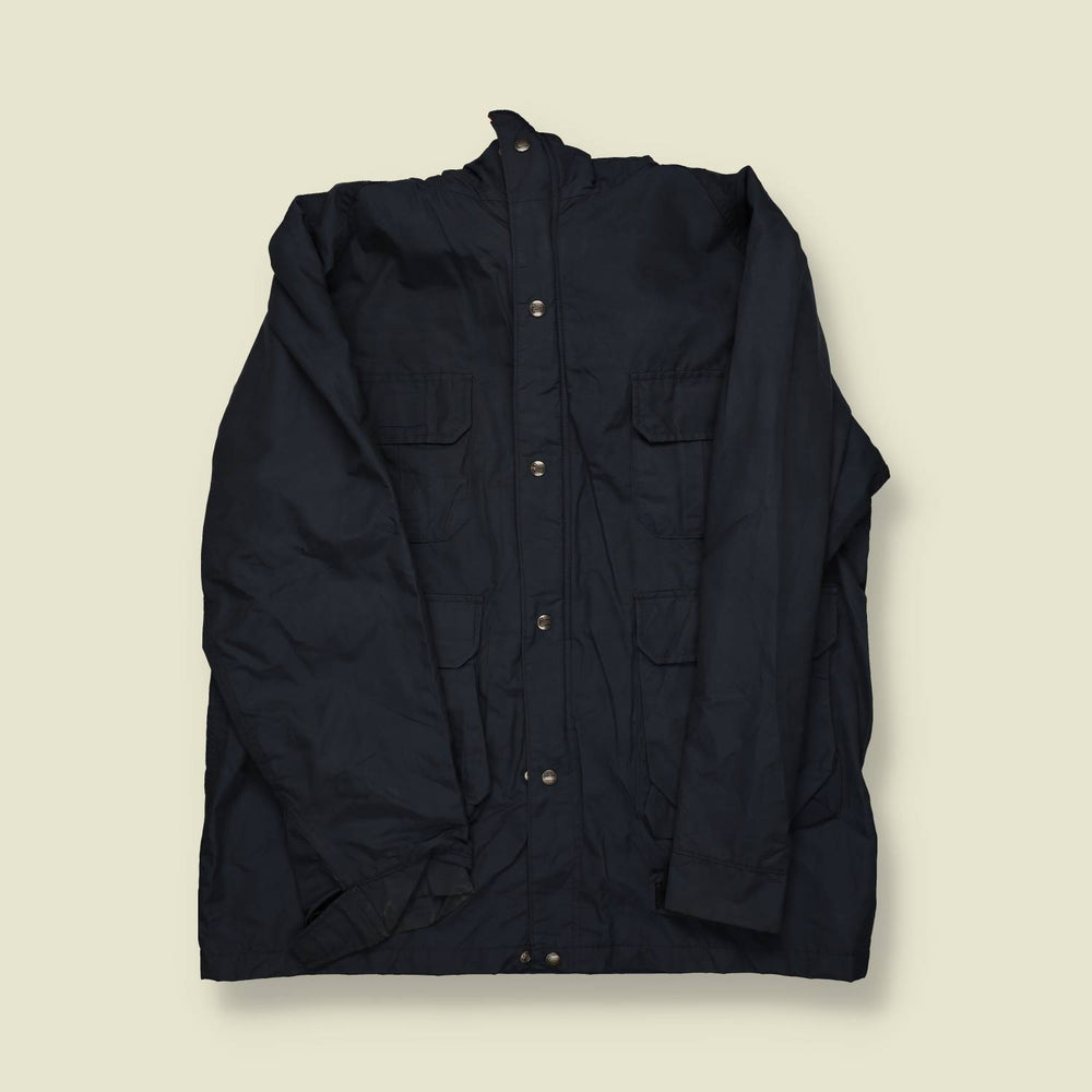 1990s | Woolrich | Hooded Mountain Parka – Dark Blue - XL