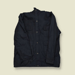 1990s | Woolrich | Hooded Mountain Parka – Dark Blue - XL