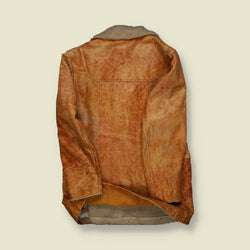 1970s | Pioneer Wear | Shearling Leather Ranch Coat – Tan - S