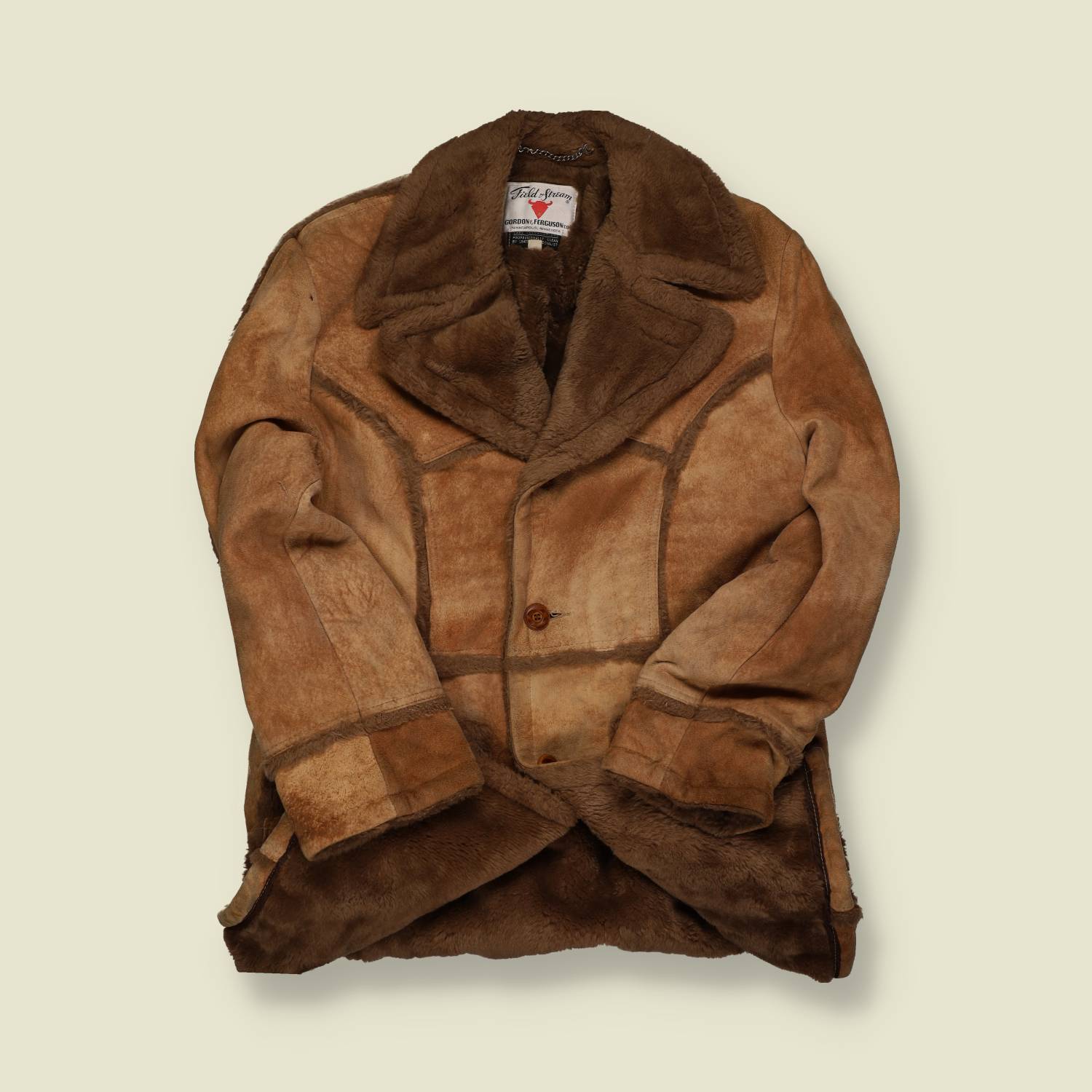 1970s | Field & Stream | Sheepskin Coat – Brown - M