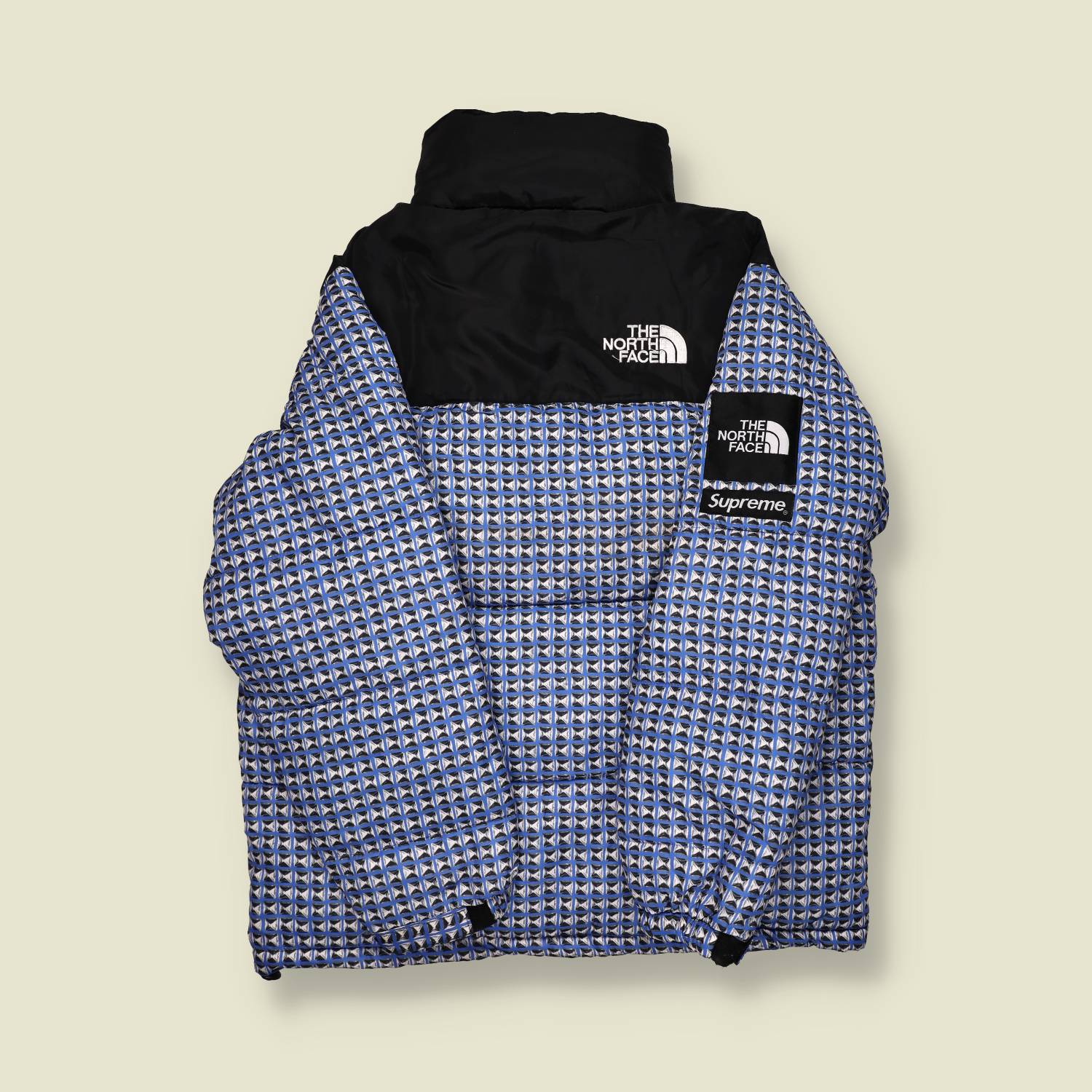 2011 | Supreme x The North Face | Nuptse Jacket – Blue “Géodésie” - S