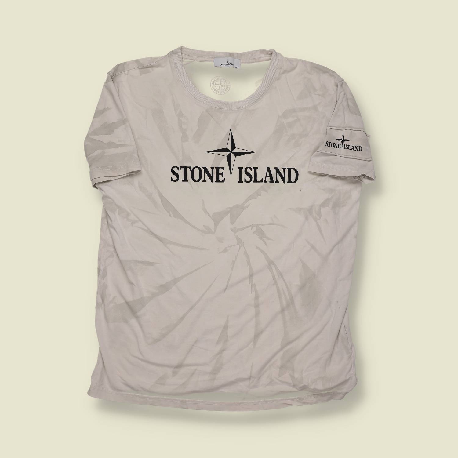 2010s | Stone Island | Compass Logo Tee – White - M