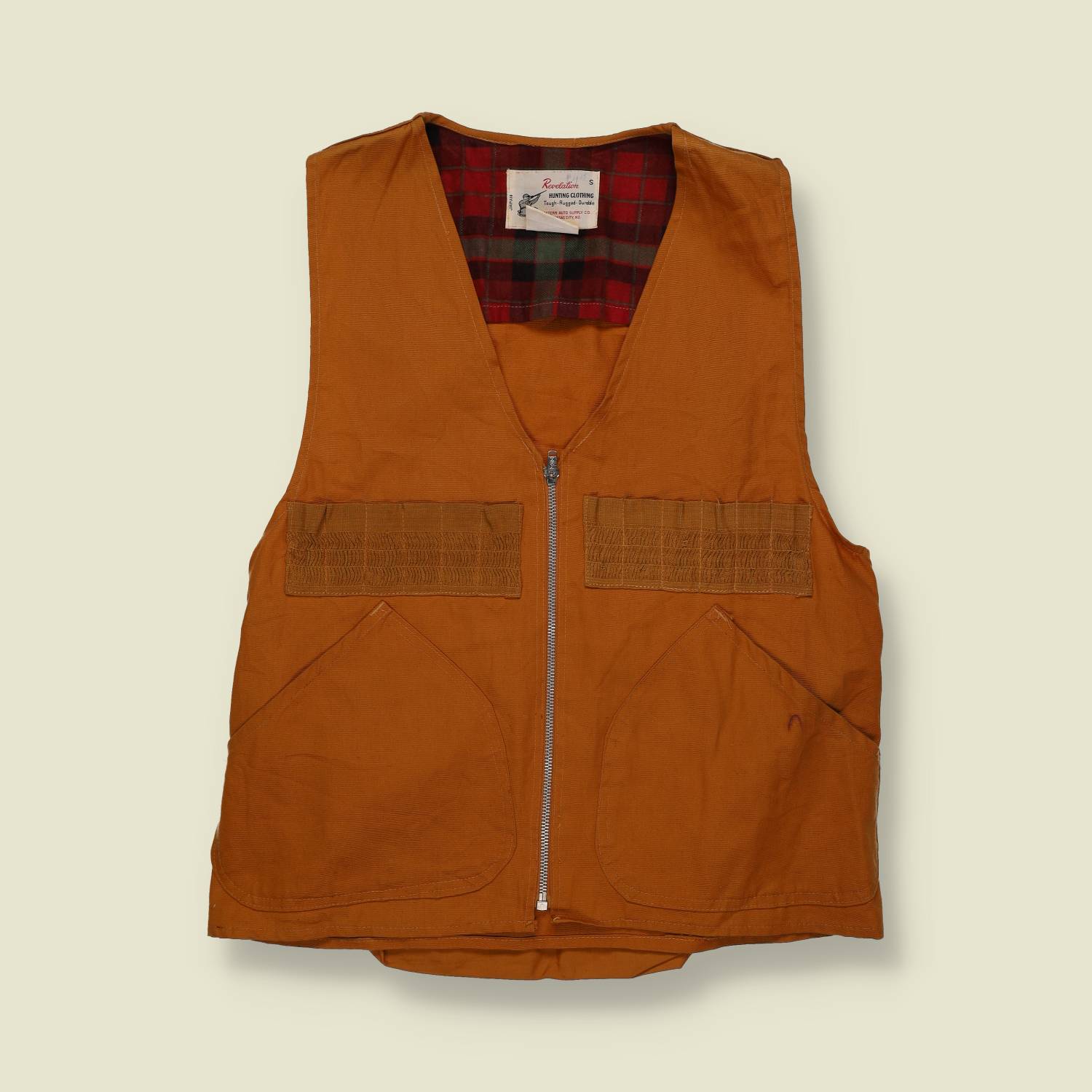 1960s | Revelation | Hunting Vest – Rust - S