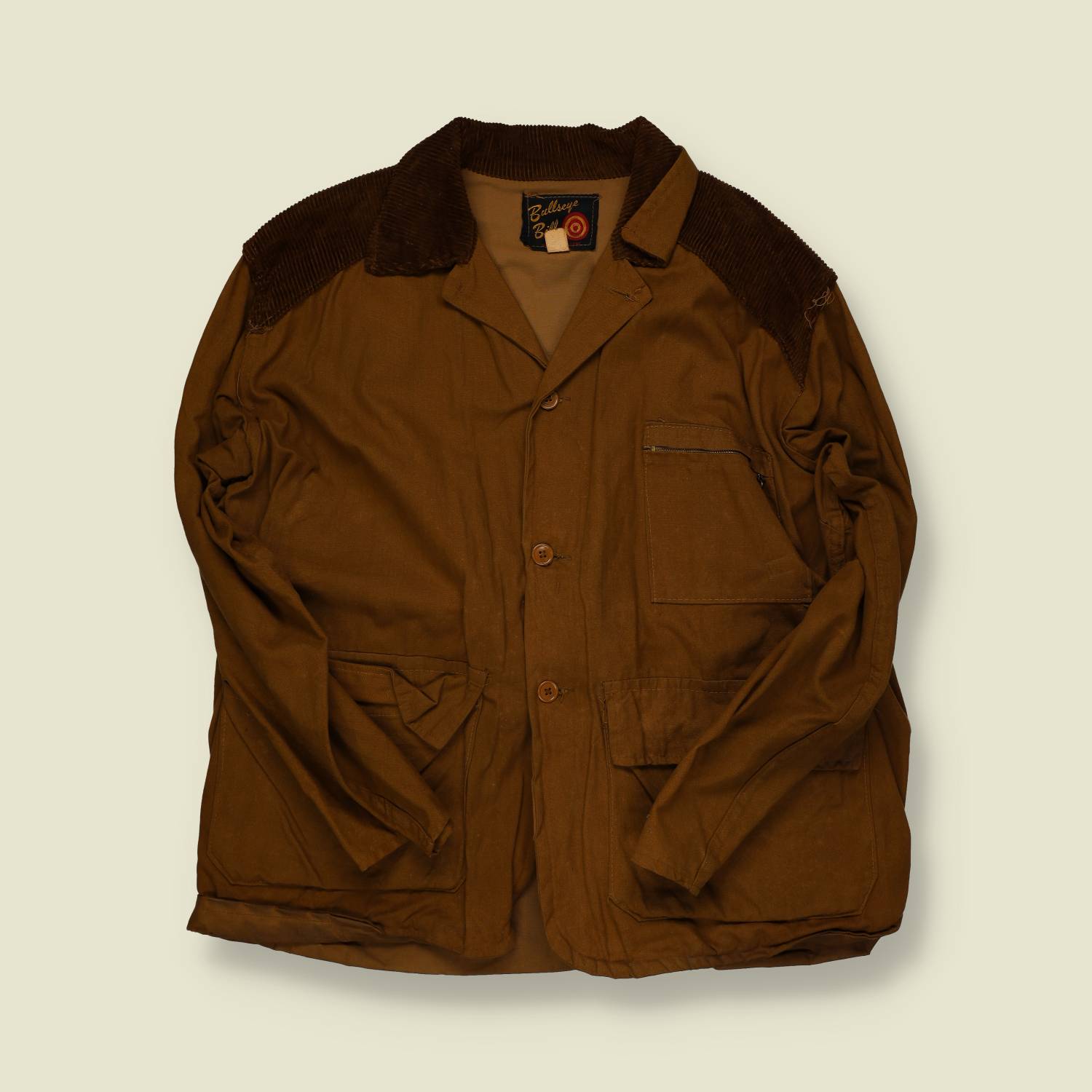 1960s–70s | Bullseye Bill | Hunting Jacket – Brown - S/M