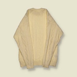 1970s | Unknown | Cable Knit Jumper – Cream - XS/S