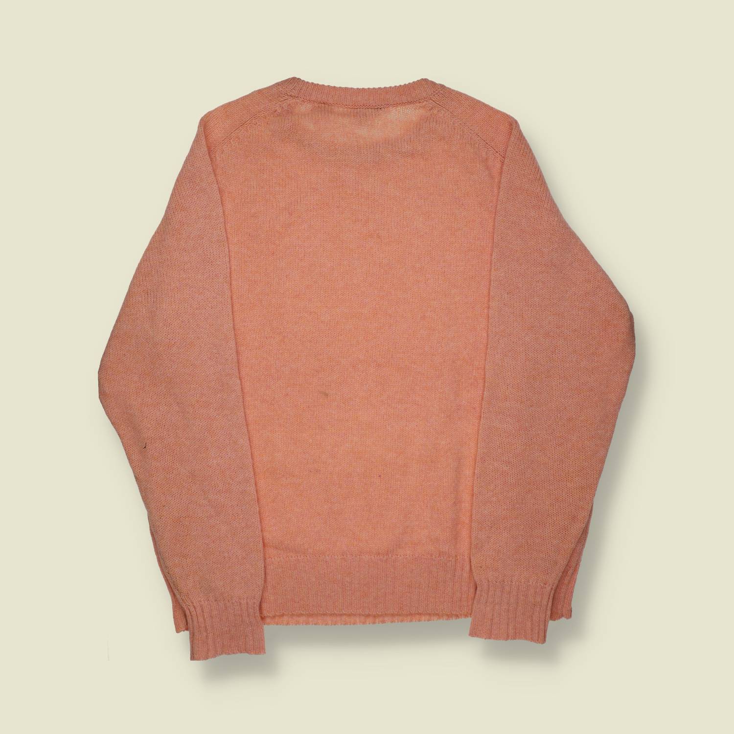 1980s | Whitehaven | Shetland Wool Jumper – Peach - M/L