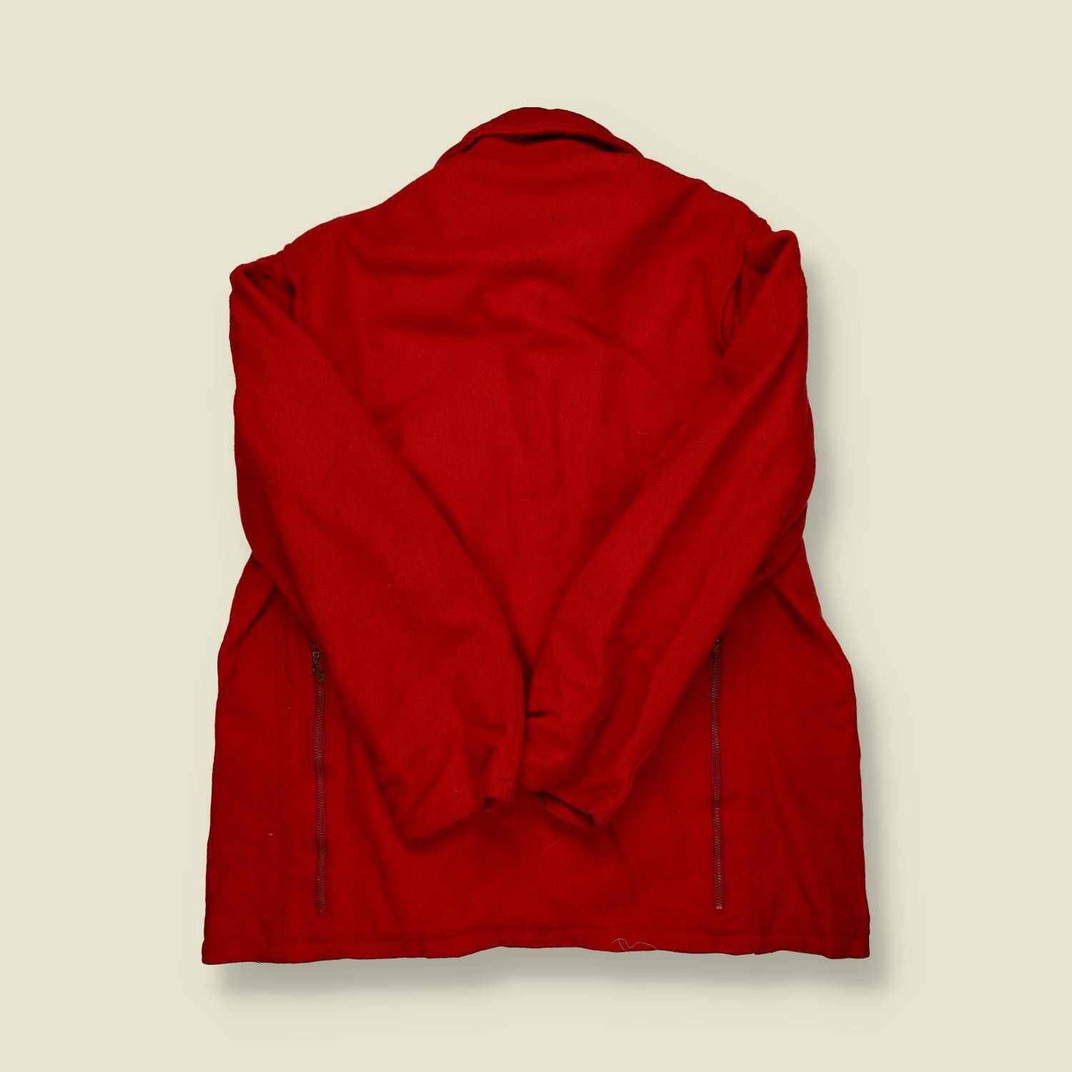 1940s–1950s | Profile | Wool Field Coat – Red - M