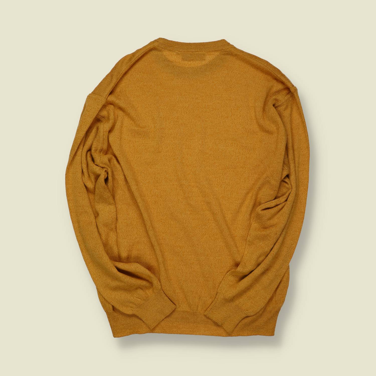 1980s–1990s | Monte Carlo | Wool Crewneck – Mustard- S/M