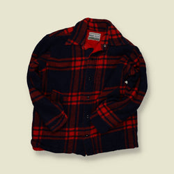 1960s–70s | Maine Guide | Wool Hunting Jacket – Red/Navy