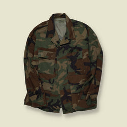 1980s | U.S. Army | Woodland Camouflage Field Shirt | M81 – M