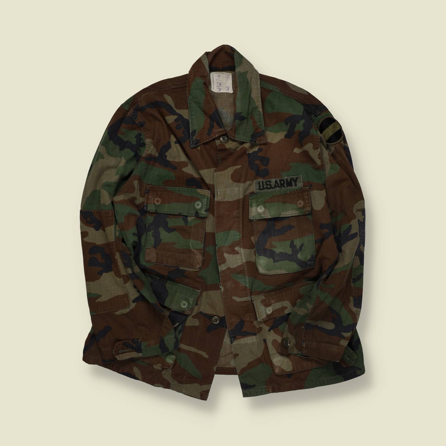 1980s | U.S. Army | Woodland Camouflage Field Jacket | M81 – L