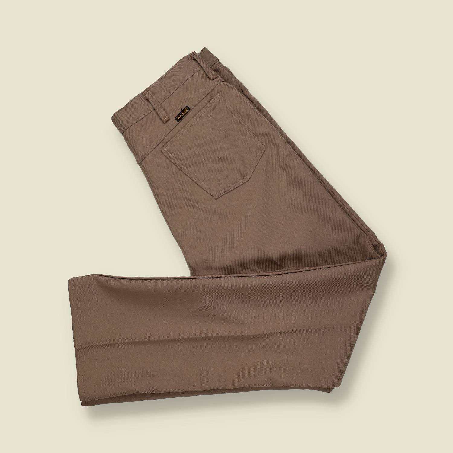 1970s | Wrangler | Polyester Trousers | Brown –w36