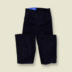 1970s | Wrangler | Deadstock | Corduroy Trousers | Navy – w26