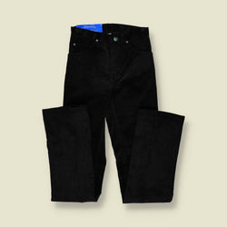 1970s | Wrangler | Corduroy Trousers | Black – w24