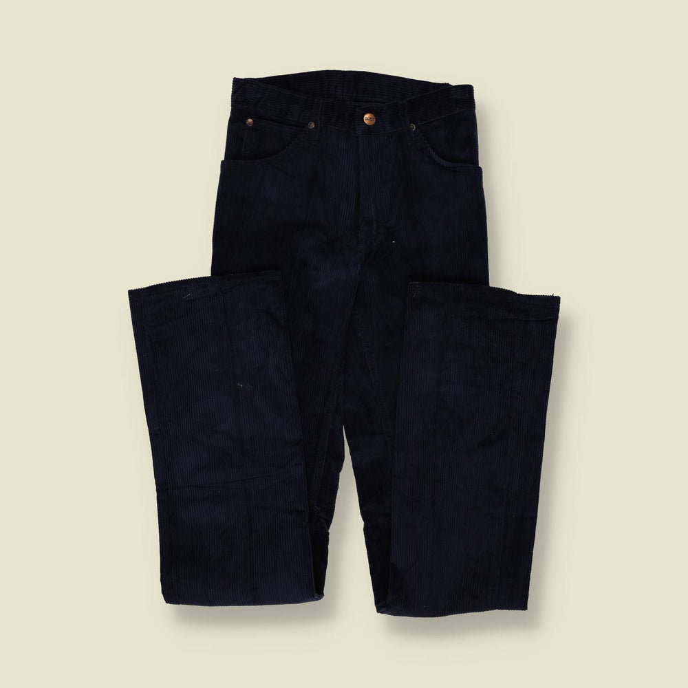 1970s | Wrangler | Deadstock | Corduroy Trousers | Blue – w24
