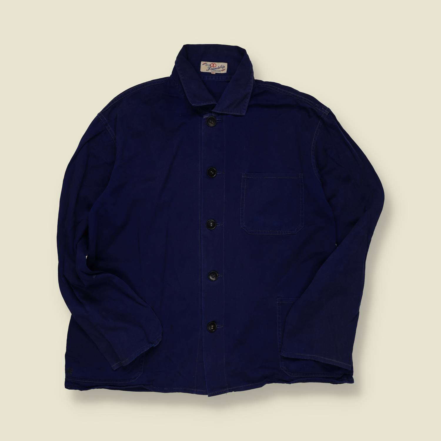 1980s | Friendship | Blue Chore Jacket | Made in China - M