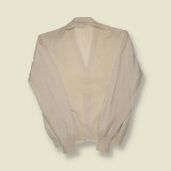 1980s | Wolsey | Made in Scotland | Wool Cardigan | Cream - L
