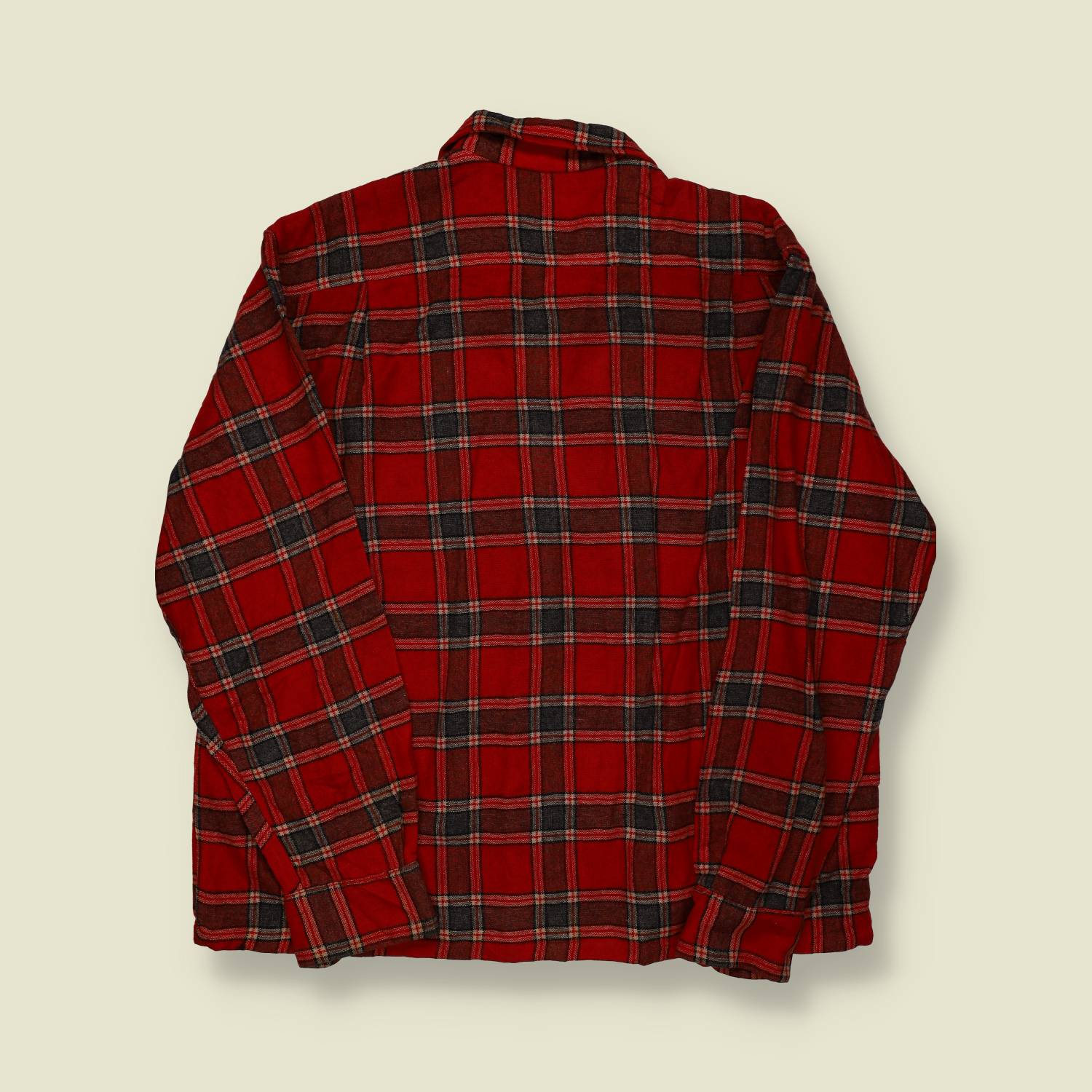 1960s | St Mary’s | Loop Collar Plaid Shirt - L