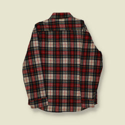 1970s | Kings Road | Plaid Flannel Shirt - M