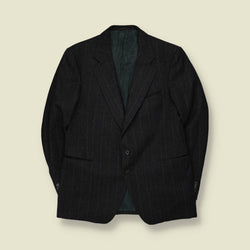 1970s | Cleopatra Grely | Pinstripe Blazer | Charcoal - S