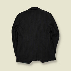 1970s | Cleopatra Grely | Pinstripe Blazer | Charcoal - S
