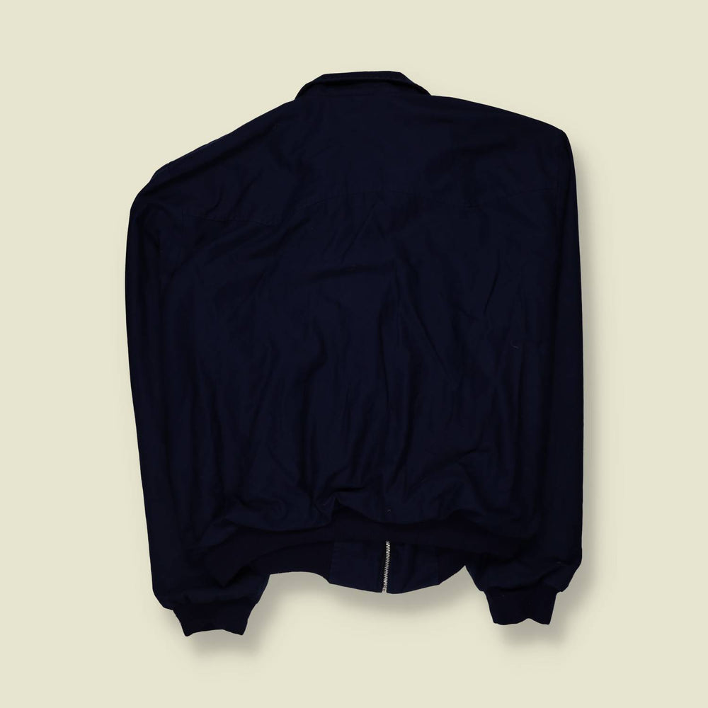 1980s–1990s | Made In England | Harrington Jacket | Dark Blue – XXXXXL
