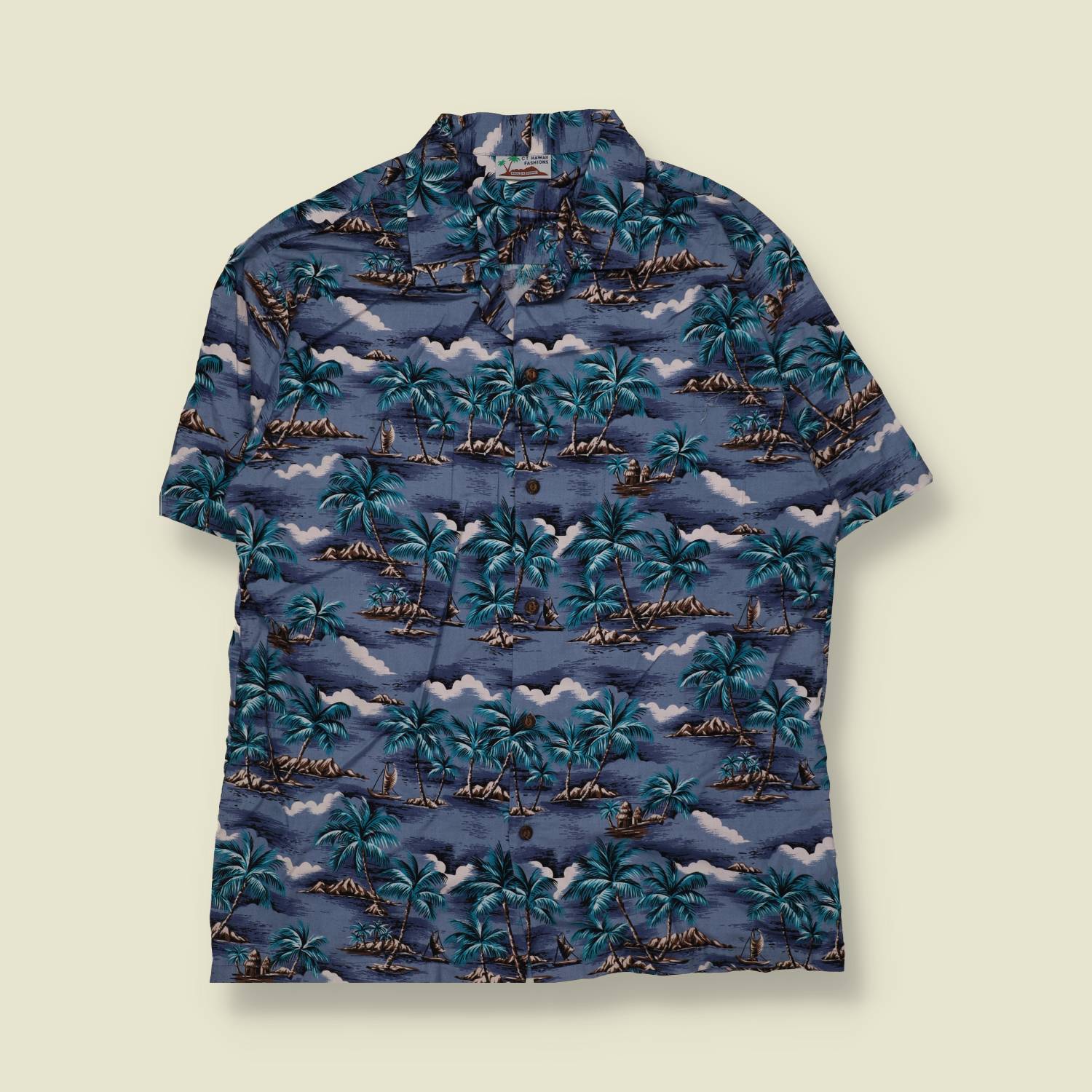 1980s–1990s | CT Fashions | Made In Hawaii | Hawaiian Shirt - M
