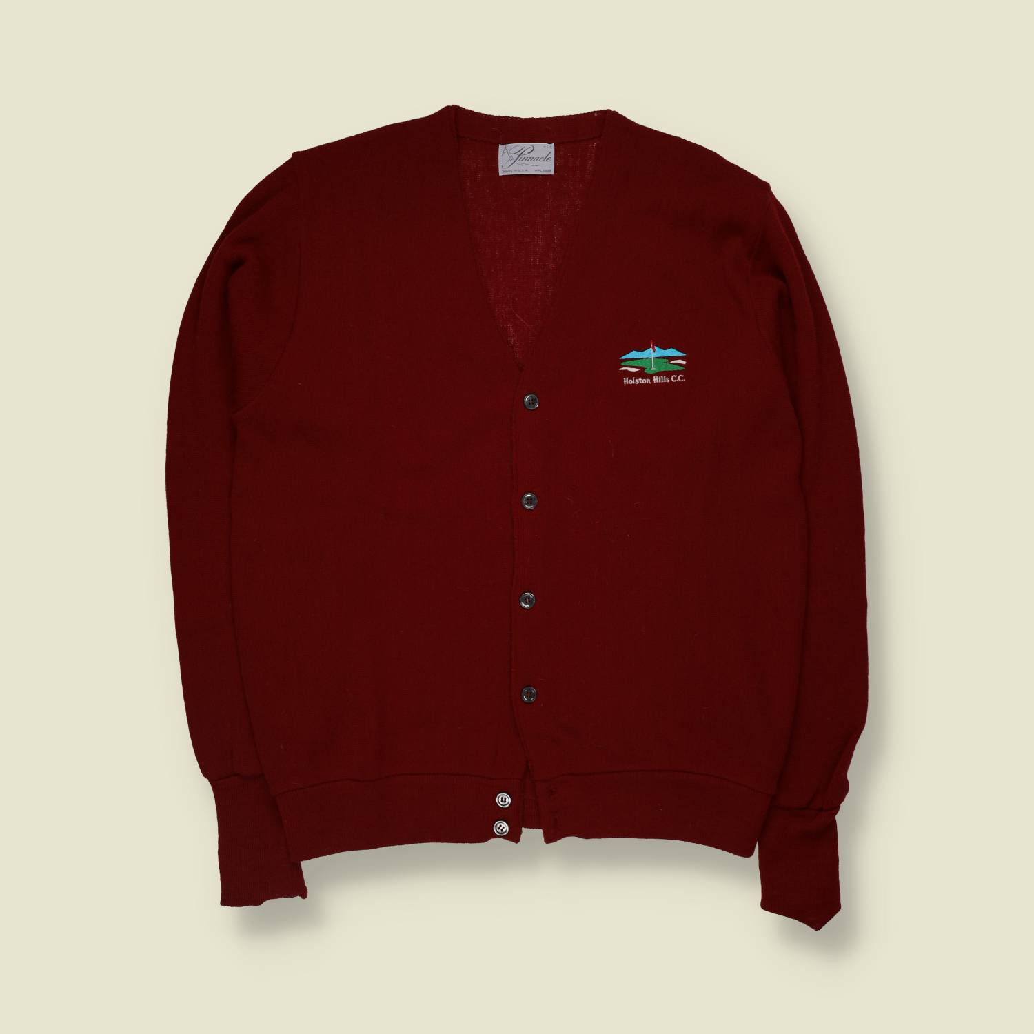 1970s | Golf Club Cardigan - S