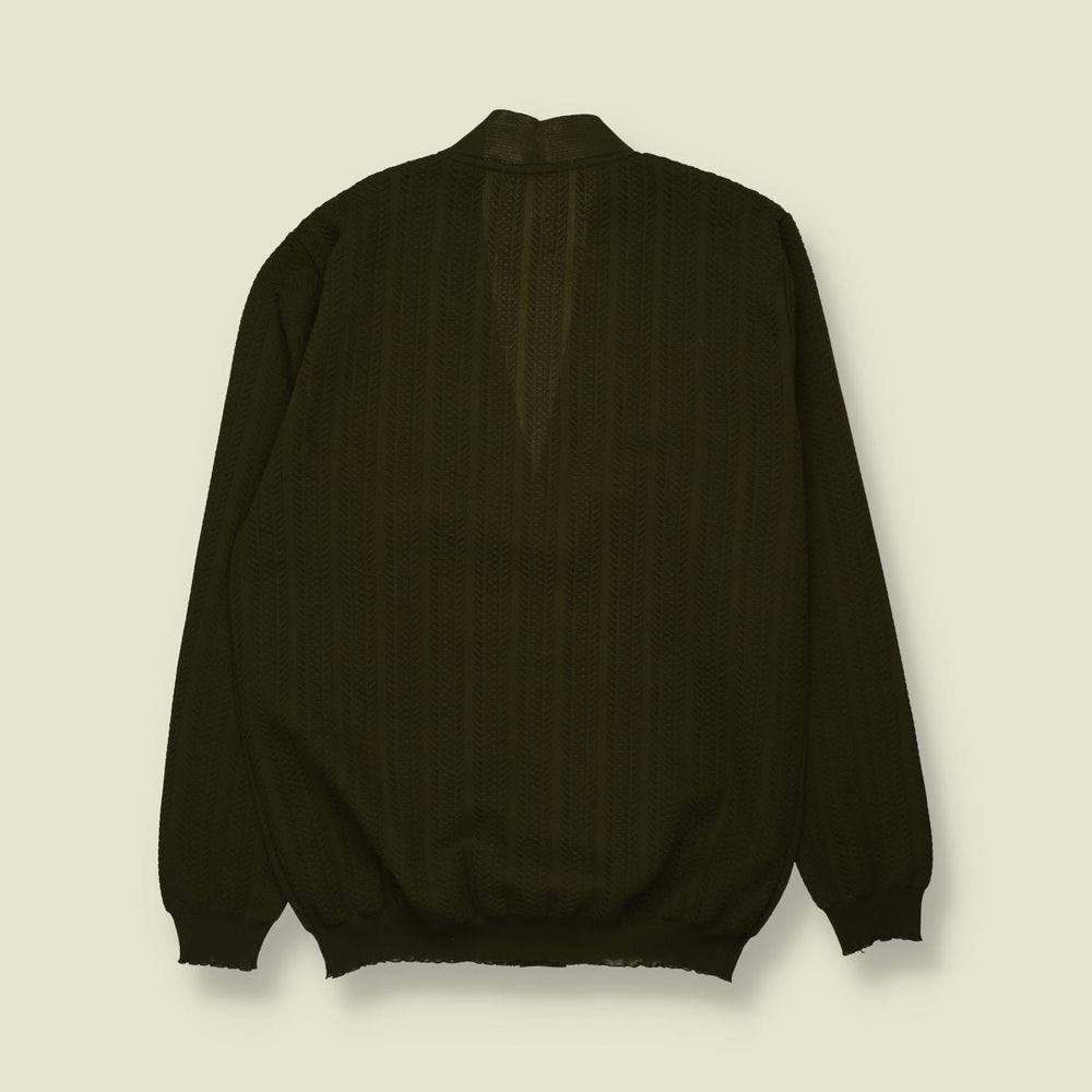 1970s | Super Fine Knit Cardigan - S